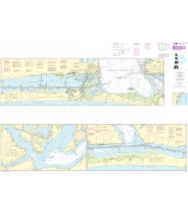 NOAA Chart 11308 Intracoastal Waterway Redfish Bay to Middle Ground
