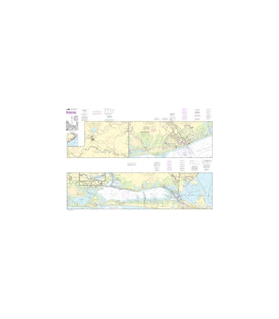 NOAA Chart 11322 Intracoastal Waterway Galveston Bay to Cedar Lakes