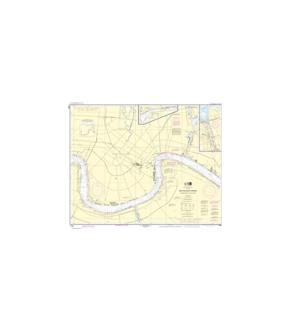 NOAA Chart 11368 New Orleans Harbor Chalmette Slip to Southport