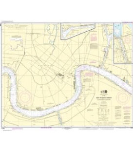NOAA Chart 11368 New Orleans Harbor Chalmette Slip to Southport