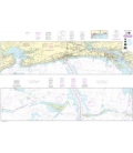 NOAA Chart 11372 Intracoastal Waterway Dog Keys Pass to Waveland
