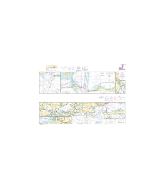 NOAA Chart 11378 Intracoastal Waterway Santa Rosa Sound to Dauphin Island