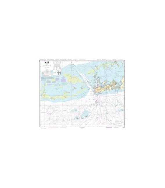 NOAA Chart 11441 Key West Harbor and Approaches
