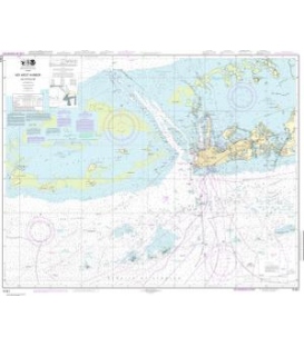NOAA Chart 11441 Key West Harbor and Approaches