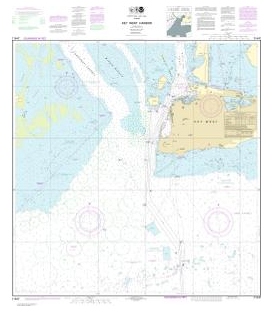 NOAA Chart 11447 Key West Harbor