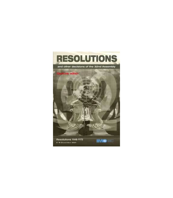 IMO e-Reader K32E - Resolutions 1148-1172 (32nd Session, 2021)