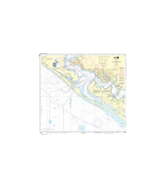 NOAA Chart 11391 St. Andrew Bay