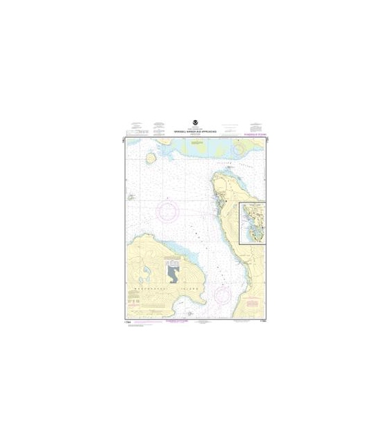 NOAA Chart 17384 Wrangell Harbor and approaches - Wrangell Harbor