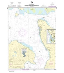 NOAA Chart 17384 Wrangell Harbor and approaches - Wrangell Harbor