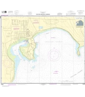 NOAA Chart 18428 Oak and Crescent Harbors