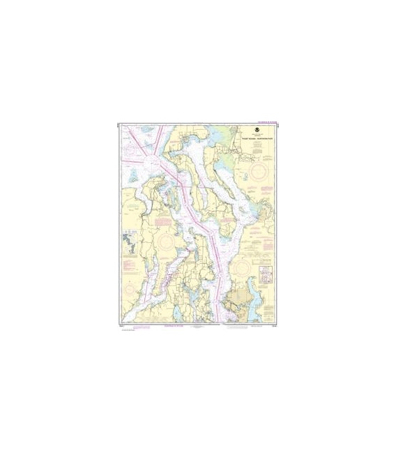 NOAA Chart 18441 Puget Sound-northern part
