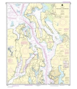 NOAA Chart 18441 Puget Sound-northern part