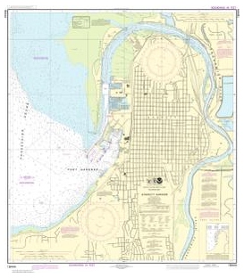 NOAA Chart 18444 Everett Harbor