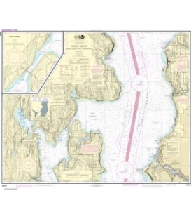 NOAA Chart 18446 Puget Sound-Apple Cove Point to Keyport - Agate Passage