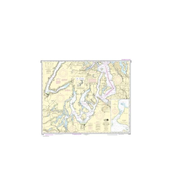 NOAA Chart 18448 Puget Sound-southern part