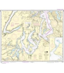 NOAA Chart 18448 Puget Sound-southern part