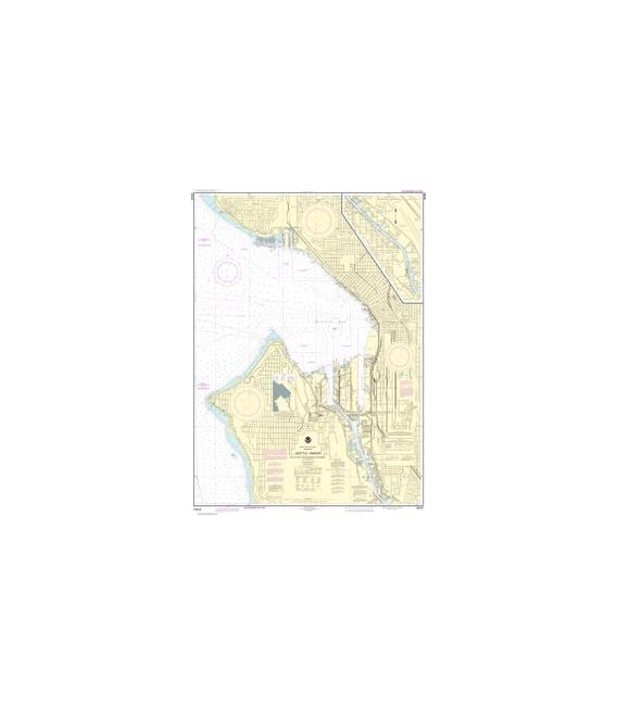 NOAA Chart 18450 Seattle Harbor, Elliot Bay and Duwamish Waterway