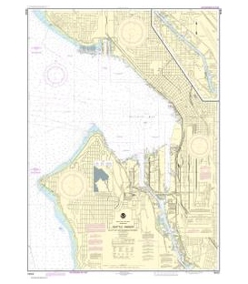 NOAA Chart 18450 Seattle Harbor, Elliot Bay and Duwamish Waterway