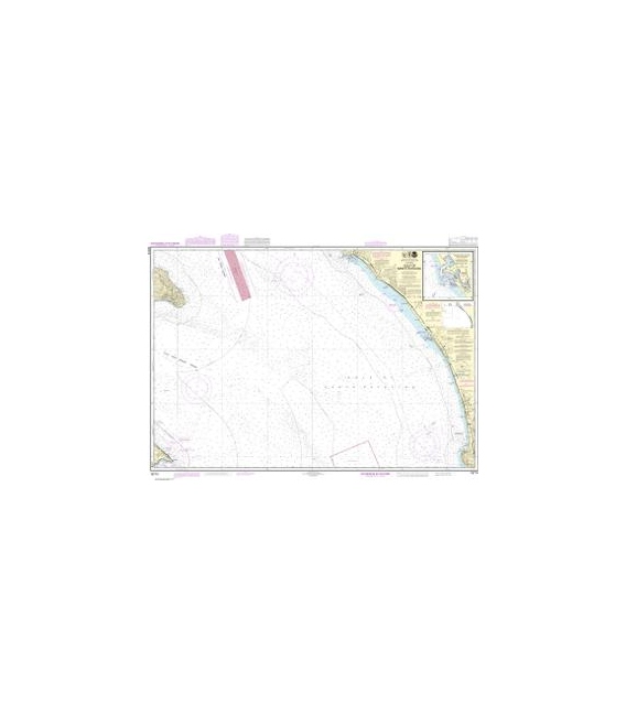NOAA Chart 18774 Gulf of Santa Catalina - Delmar Boat Basin-Camp Pendleton