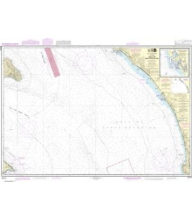 NOAA Chart 18774 Gulf of Santa Catalina - Delmar Boat Basin-Camp Pendleton