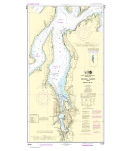 NOAA Chart 18456 Olympia Harbor and Budd Inlet