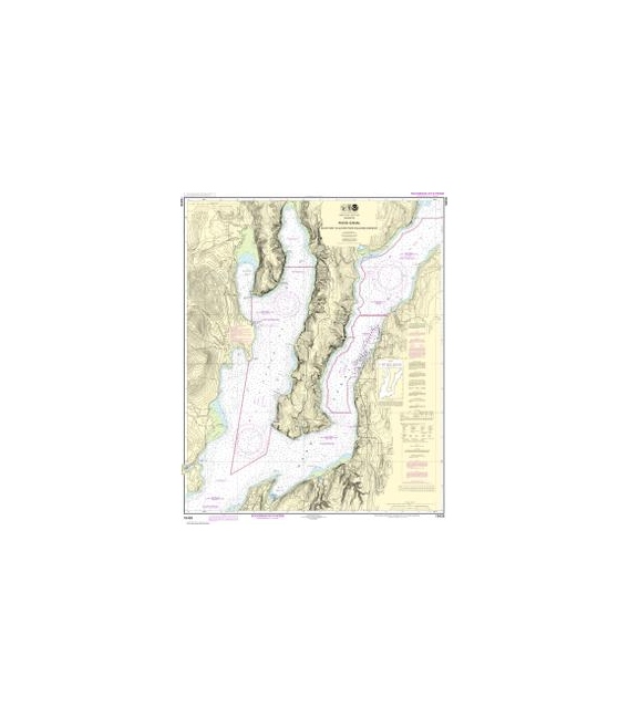 NOAA Chart 18458 Hood Canal-South Point to Quatsap Point including Dabob Bay