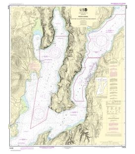 NOAA Chart 18458 Hood Canal-South Point to Quatsap Point including Dabob Bay