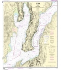 NOAA Chart 18458 Hood Canal-South Point to Quatsap Point including Dabob Bay