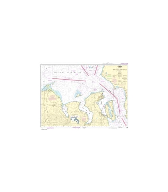 NOAA Chart 18471 Approaches to Admirally Inlet Dungeness to Oak Bay