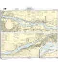 NOAA Chart 18531 Columbia River Vancouver to Bonneville - Bonneville Dam