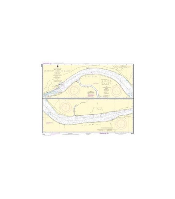 NOAA Chart 18535 Columbia River John Day Dam to Blalock
