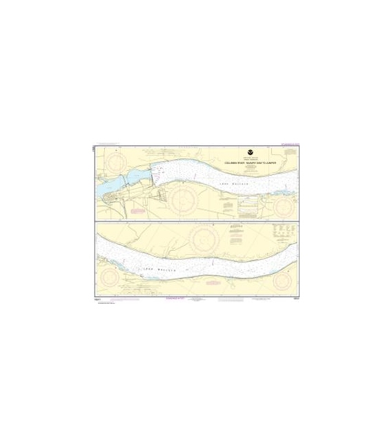 NOAA Chart 18541 Columbia River-McNary Dam to Juniper