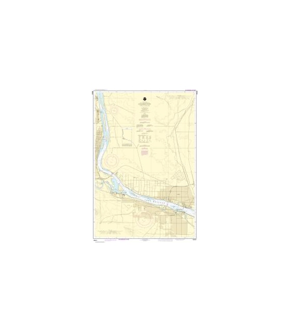 NOAA Chart 18543 Columbia River Pasco to Richland