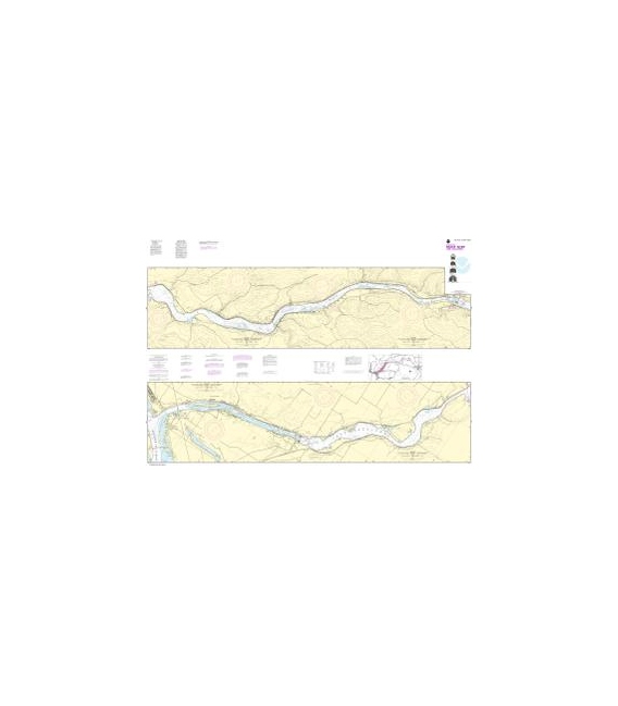 NOAA Chart 18545 Lake Sacajawea