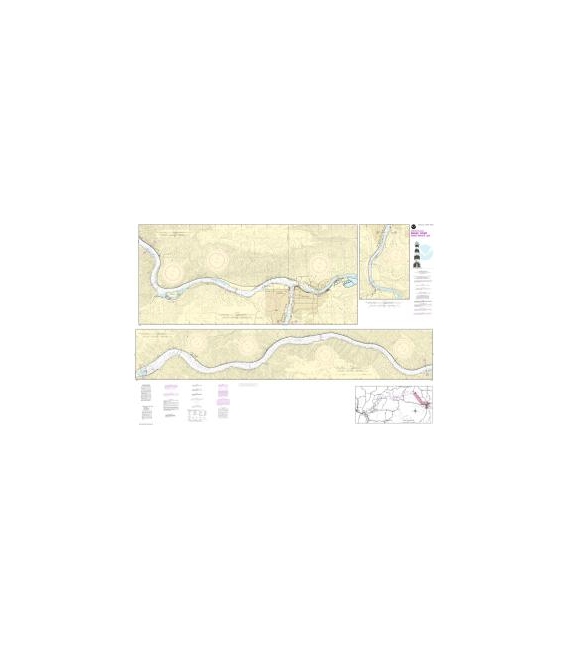NOAA Chart 18548 Snake River-Lower Granite Lake FRANKLIN D. ROOSEVELT LAKE