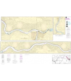 NOAA Chart 18548 Snake River-Lower Granite Lake FRANKLIN D. ROOSEVELT LAKE