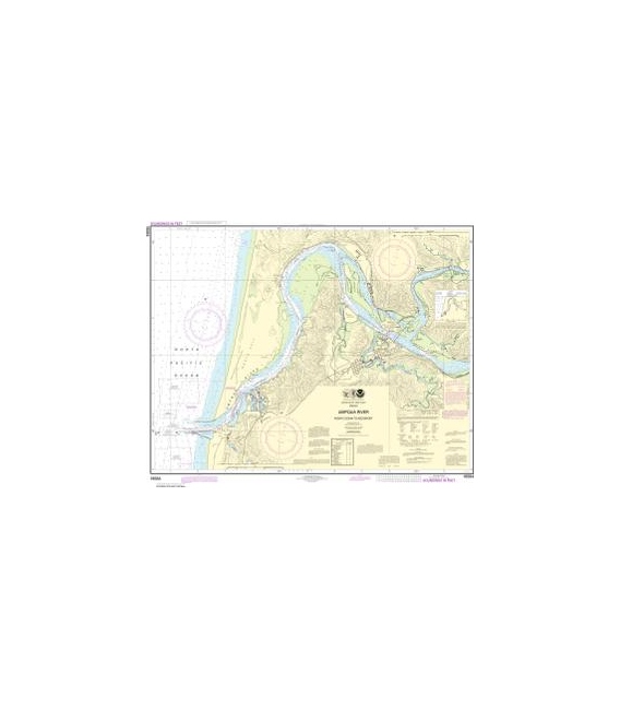NOAA Chart 18584 Umpqua River Pacific Ocean to Reedsport