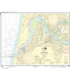 NOAA Chart 18584 Umpqua River Pacific Ocean to Reedsport