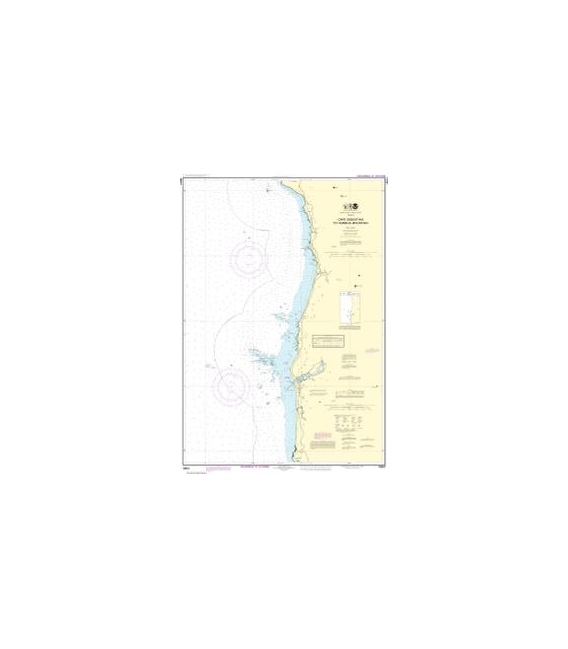 NOAA Chart 18601 Cape Sebastian to Humbug Mountain