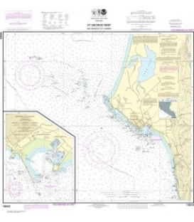 NOAA Chart 18603 St. George Reef and Crescent City Harbor - Crescent City Harbor