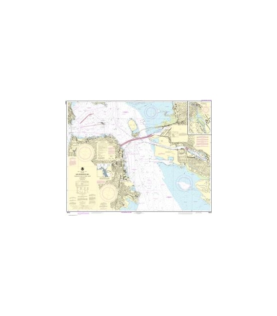NOAA Chart 18650 San Francisco Bay Candlestick Point to Angel Island