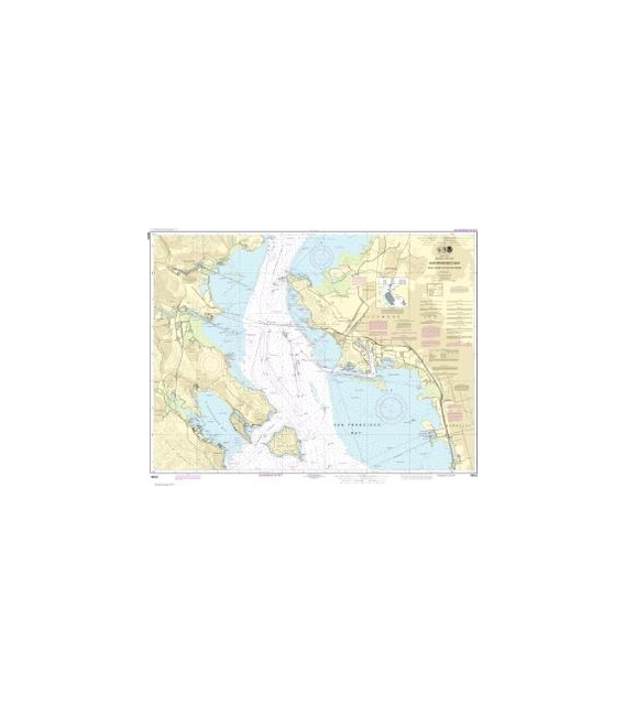 NOAA Chart 18653 San Francisco Bay-Angel Island to Point San Pedro