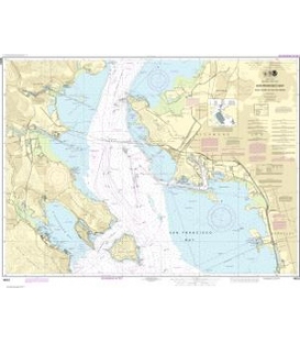 NOAA Chart 18653 San Francisco Bay-Angel Island to Point San Pedro