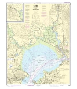 NOAA Chart 18654 San Pablo Bay