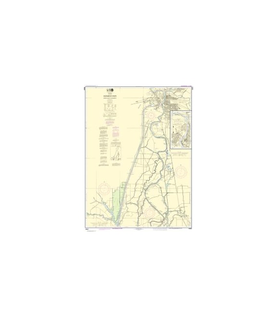 NOAA Chart 18662 Sacramento River Andrus Island to Sacramento