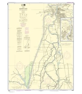 NOAA Chart 18662 Sacramento River Andrus Island to Sacramento