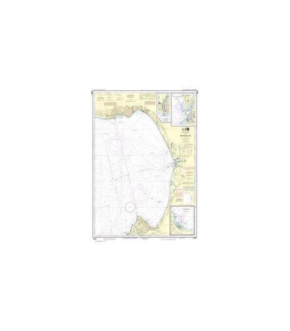 NOAA Chart 18685 Monterey Bay - Monterey Harbor - Moss Landing Harbor - Santa Cruz Small Craft Harbor