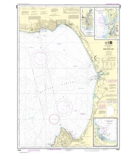 NOAA Chart 18685 Monterey Bay - Monterey Harbor - Moss Landing Harbor - Santa Cruz Small Craft Harbor
