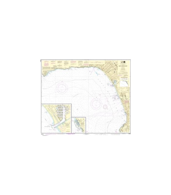 NOAA Chart 18744 Santa Monica Bay - King Harbor
