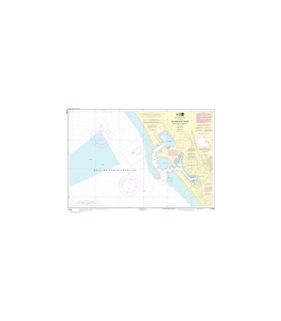 NOAA Chart 18758 Del Mar Boat Basin